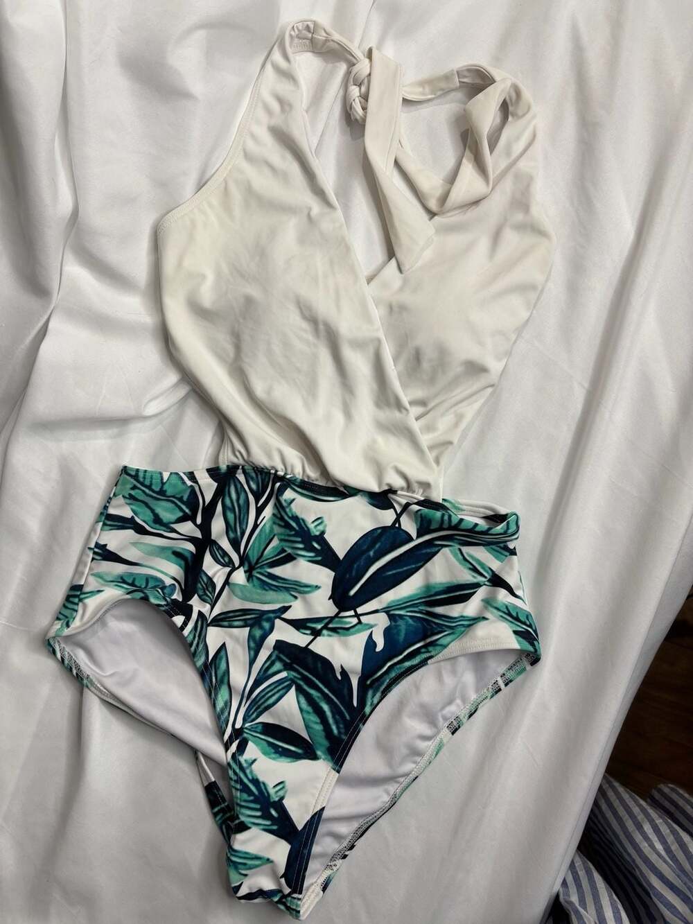 Bikini Secret Swimwear Off Shoulder High Waisted Swimsuit